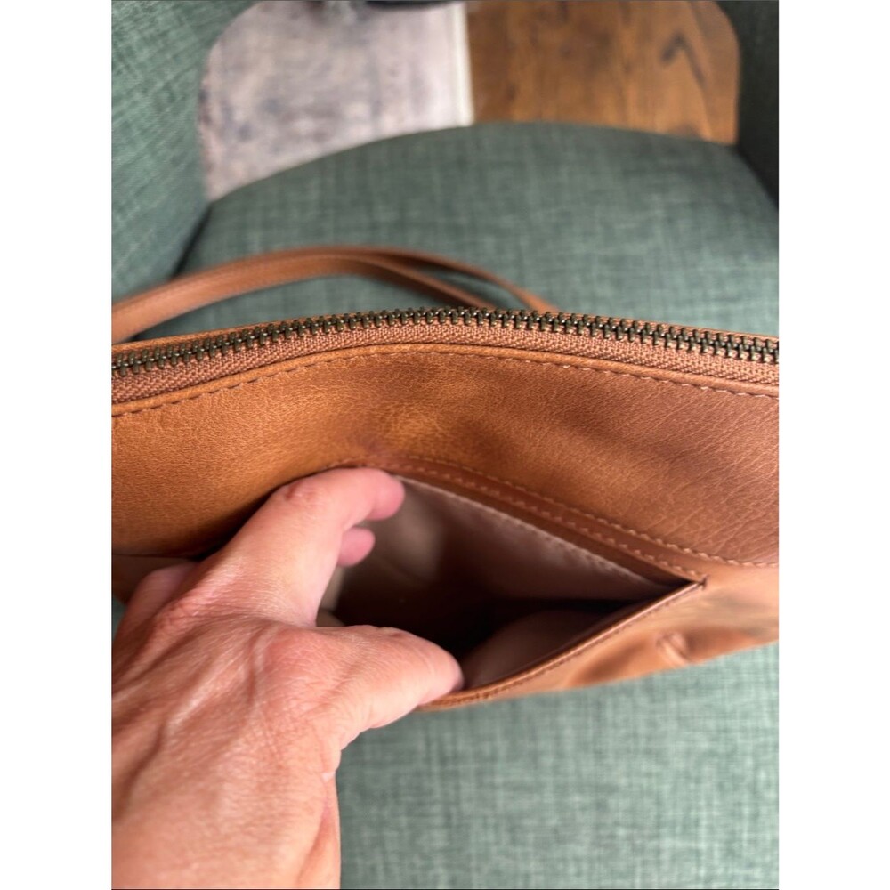The Sak Oleta Embossed Brown Crossbody purse Bag tooled leather Women’s Classic - Picture 7 of 9